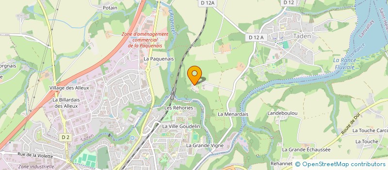 localisation de l'entreprise DOMAINE DU CLOS ARGENTE  TADEN