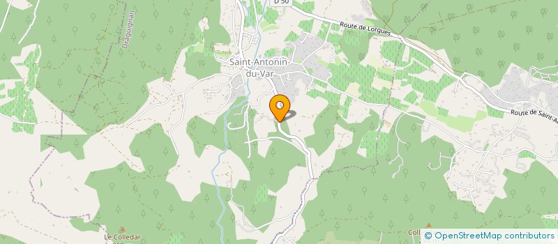 localisation de l'entreprise DOMAINE DU CLOS D'ALARI  SAINT-ANTONIN-DU-VAR