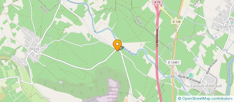 localisation de l'entreprise DOMAINE DU CLOS ROCA  NIZAS