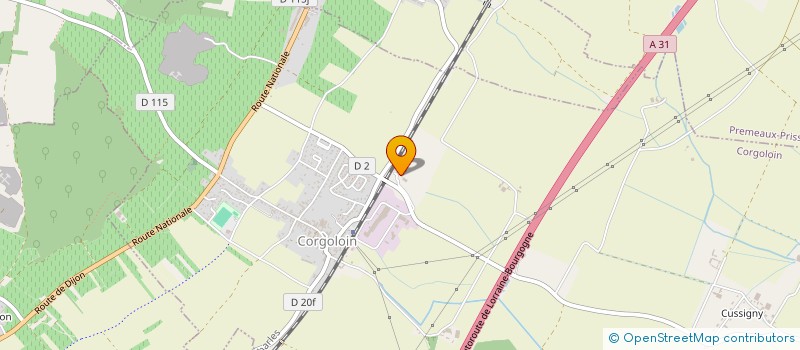 localisation de l'entreprise DOMAINE DU COMTE LIGER-BELAIR  VOSNE-ROMANEE