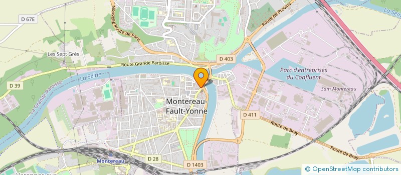 localisation de l'entreprise DOMAINE DU CONFLUENT  SAINT-GERMAIN-LAVAL