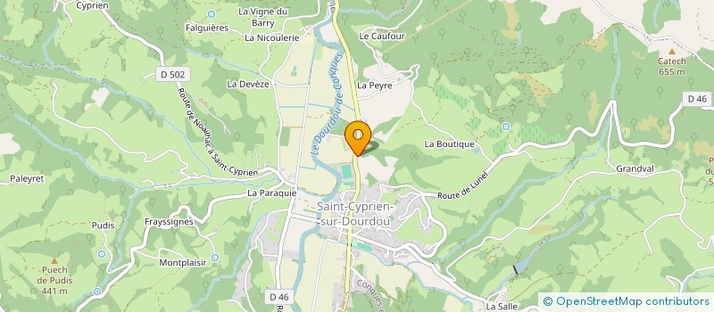 localisation de l'entreprise DOMAINE DU COURBIES à CONQUES-EN-ROUERGUE