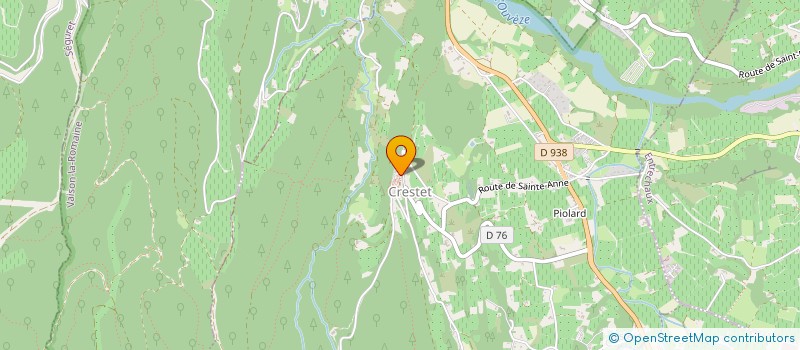 localisation de l'entreprise DOMAINE DU CRESTET  RASTEAU