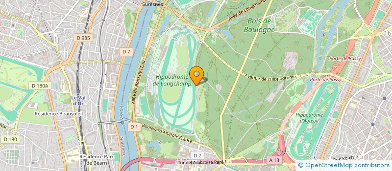 localisation de l'entreprise DOMAINE DU CRETET  PARIS