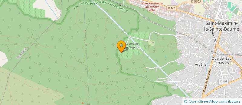 localisation de l'entreprise DOMAINE DU DEFFENDS à SAINT-MAXIMIN-LA-SAINTE-BAUME
