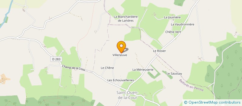 localisation de l'entreprise DOMAINE DU GALON à BELFORET-EN-PERCHE