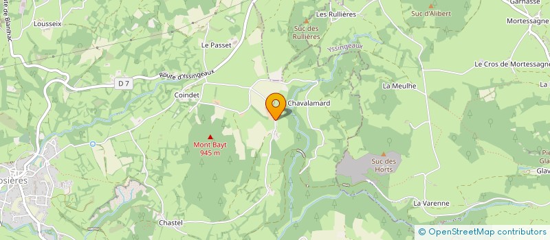 localisation de l'entreprise DOMAINE DU GARAY  CHAMALIERES-SUR-LOIRE