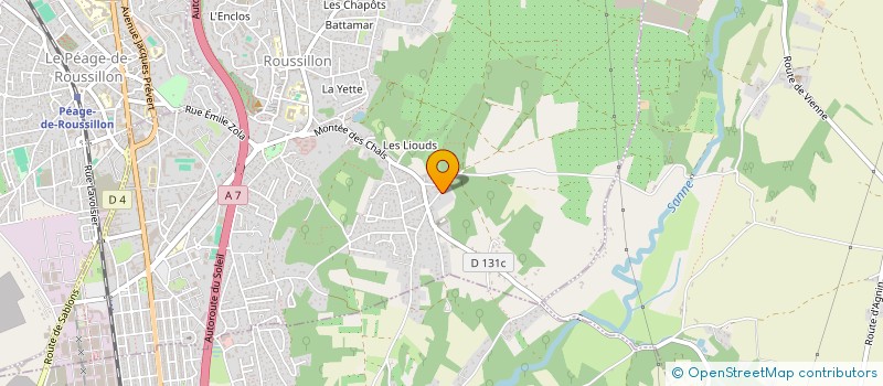 localisation de l'entreprise DOMAINE DU GENERAL  ROUSSILLON