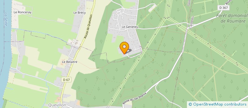 localisation de l'entreprise DOMAINE DU GENETEY  SAINT-MARTIN-DE-BOSCHERVILLE