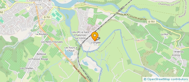 localisation de l'entreprise DOMAINE DU GERFAUT à CHALONNES-SUR-LOIRE
