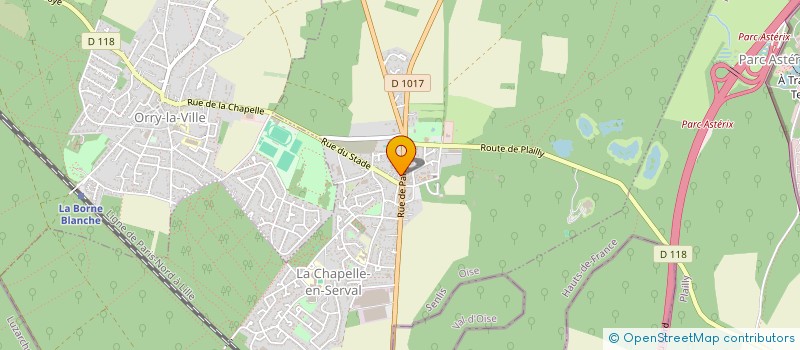 localisation de l'entreprise DOMAINE DU HAUTIER à LA CHAPELLE-EN-SERVAL