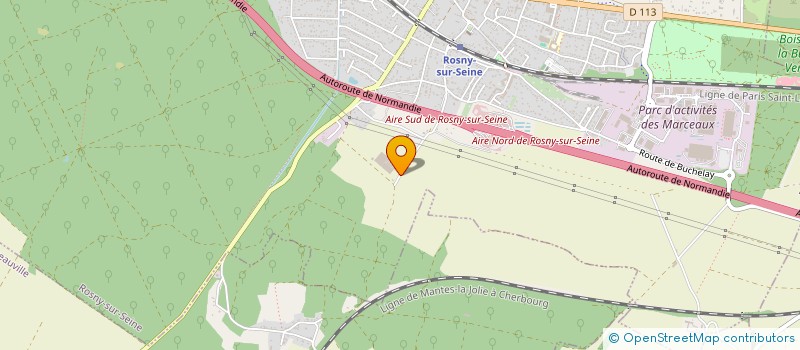 localisation de l'entreprise DOMAINE DU HERON  ROSNY-SUR-SEINE