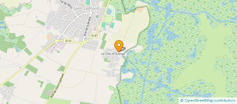 localisation de l'entreprise DOMAINE DU LAINE  SAINT-LYPHARD