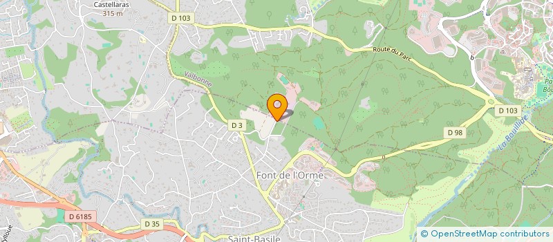 localisation de l'entreprise DOMAINE DU LIEU PLAISANT A VALBONNE à MOUGINS