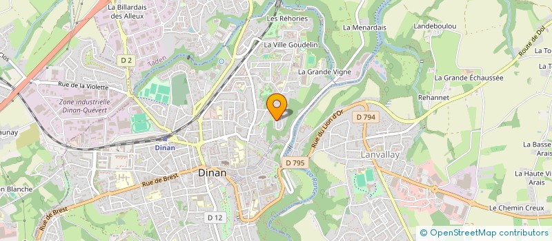 localisation de l'entreprise DOMAINE DU LYVET à DINAN