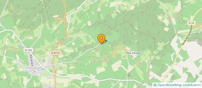 localisation de l'entreprise DOMAINE DU MAS DU FORT  FONTANES