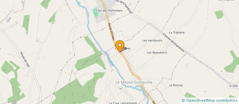 localisation de l'entreprise DOMAINE DU MESNIL-GUILLAUME  LE MESNIL-GUILLAUME