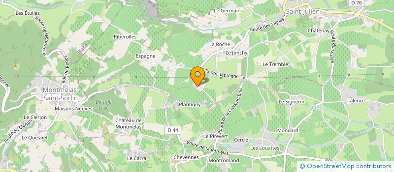 localisation de l'entreprise DOMAINE DU MONT VERRIER à SAINT-JULIEN