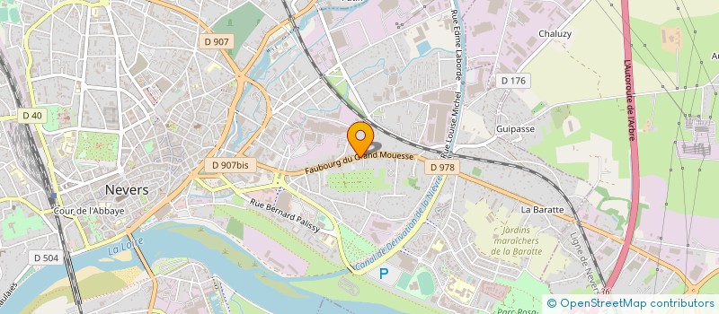 localisation de l'entreprise DOMAINE DU MOU  CHALLUY