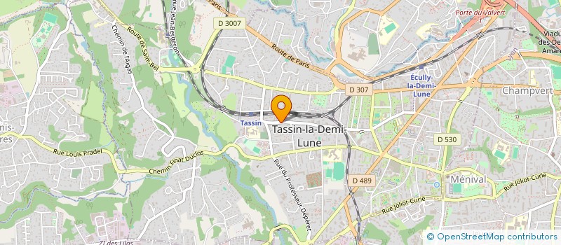 localisation de l'entreprise DOMAINE DU MOULIN BLANC  TASSIN-LA-DEMI-LUNE