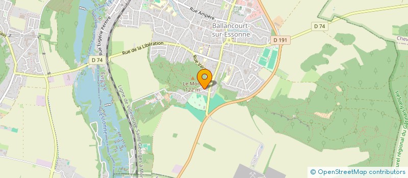 localisation de l'entreprise DOMAINE DU MOULIN DE ROSE à BALLANCOURT-SUR-ESSONNE