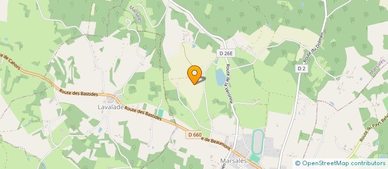 localisation de l'entreprise DOMAINE DU MOULINAL  BIRON