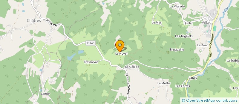 localisation de l'entreprise DOMAINE DU NOYER à VILLAC