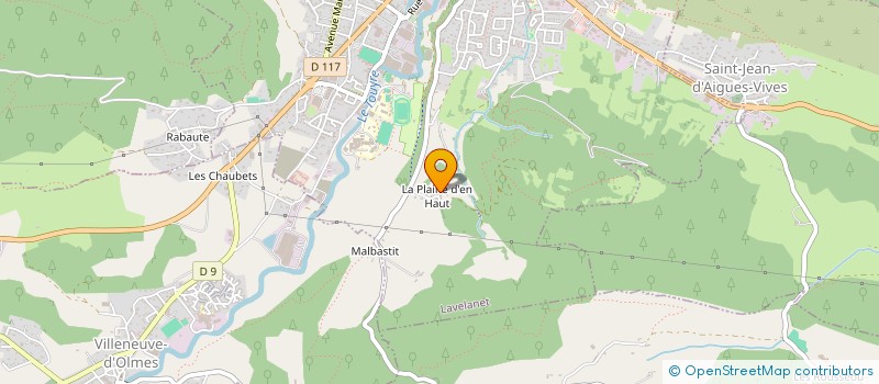 localisation de l'entreprise DOMAINE DU PARADOUX à LAVELANET
