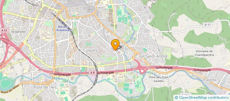 localisation de l'entreprise DOMAINE DU PATY  AIX-EN-PROVENCE