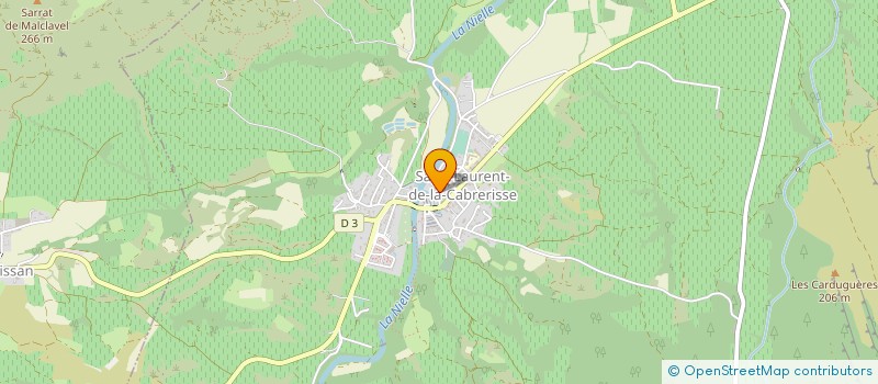 localisation de l'entreprise DOMAINE DU PECH DE L'ESCALE à SAINT-LAURENT-DE-LA-CABRERISSE