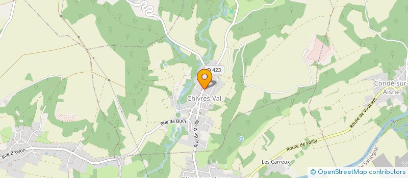 localisation de l'entreprise DOMAINE DU PETIT VAL  VENDIERES