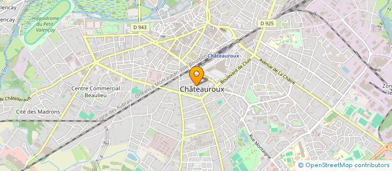 localisation de l'entreprise DOMAINE DU PLESSIS à CHATEAUROUX