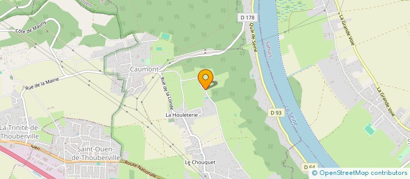 localisation de l'entreprise DOMAINE DU PLOUZEL à CAUMONT