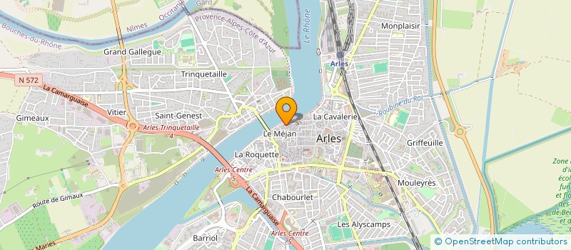 localisation de l'entreprise DOMAINE DU POSSIBLE  ARLES