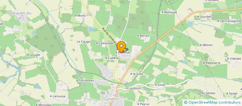 localisation de l'entreprise DOMAINE DU PUTS à GONDRIN