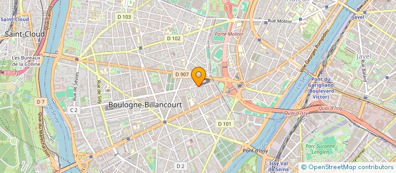 localisation de l'entreprise DOMAINE DU REVEILLON à BOULOGNE-BILLANCOURT