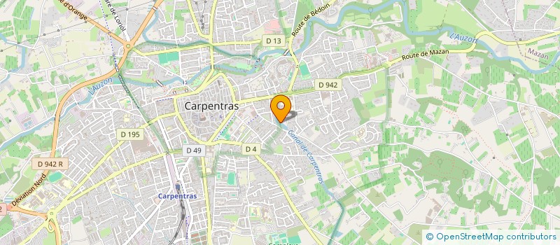 localisation de l'entreprise DOMAINE DU RHAN  CARPENTRAS