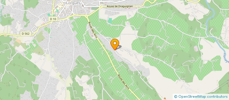 localisation de l'entreprise DOMAINE DU RIBIER  LORGUES