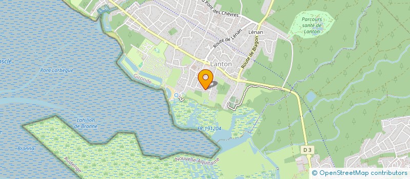 localisation de l'entreprise DOMAINE DU ROUMINGUE à LANTON