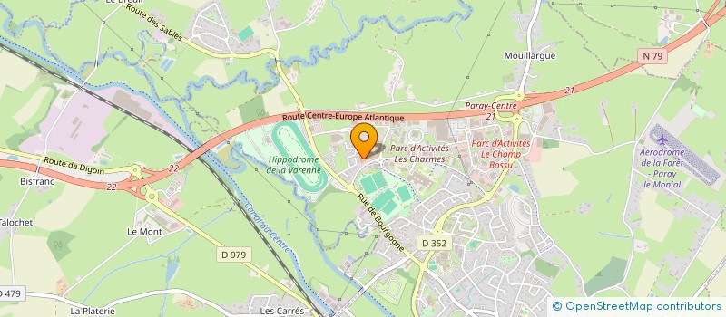 localisation de l'entreprise DOMAINE DU SEUIL  PARAY-LE-MONIAL