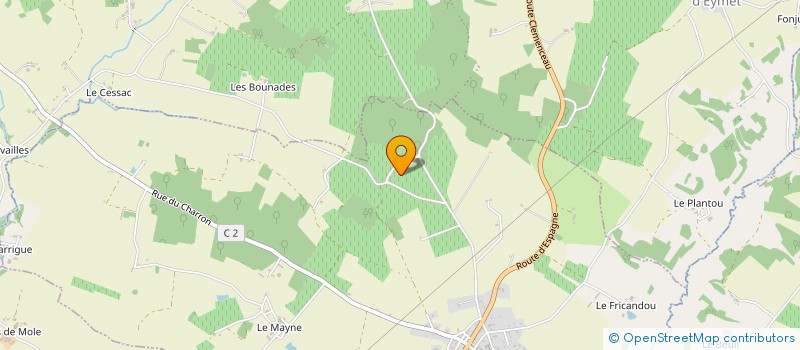 localisation de l'entreprise DOMAINE DU SIORAC à SAINT-AUBIN-DE-CADELECH