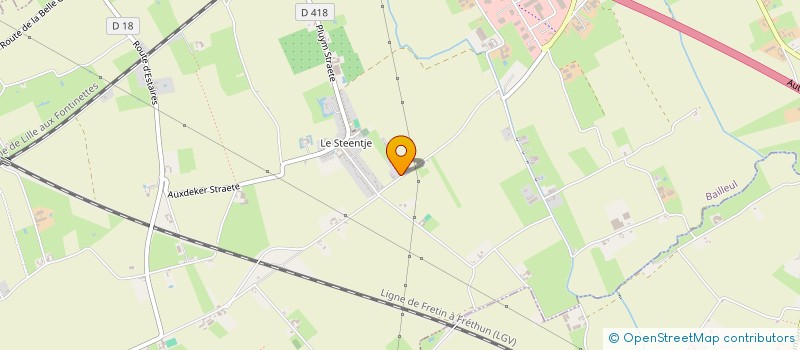 localisation de l'entreprise DOMAINE DU STEENT'JE à BAILLEUL