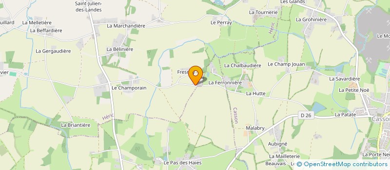 localisation de l'entreprise DOMAINE DU TEMPLE D'EOLE  HERIC