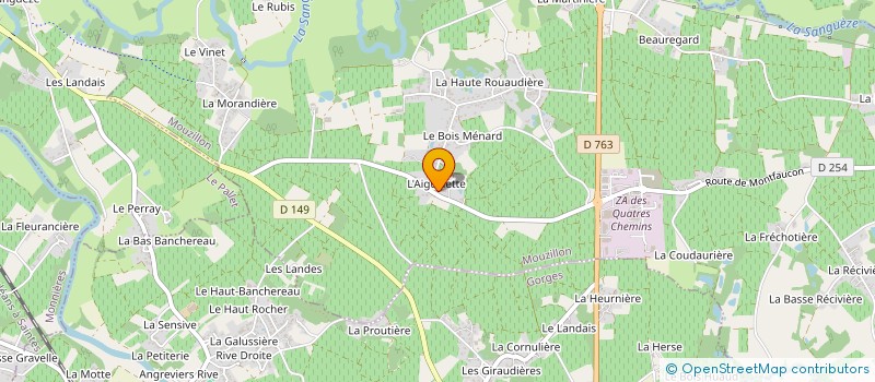 localisation de l'entreprise DOMAINE DU TILLEUL à MOUZILLON