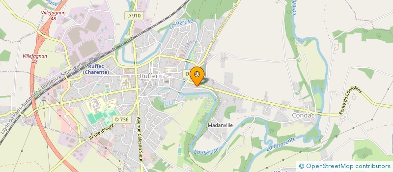 localisation de l'entreprise DOMAINE DU VALANDEAU à CONDAC
