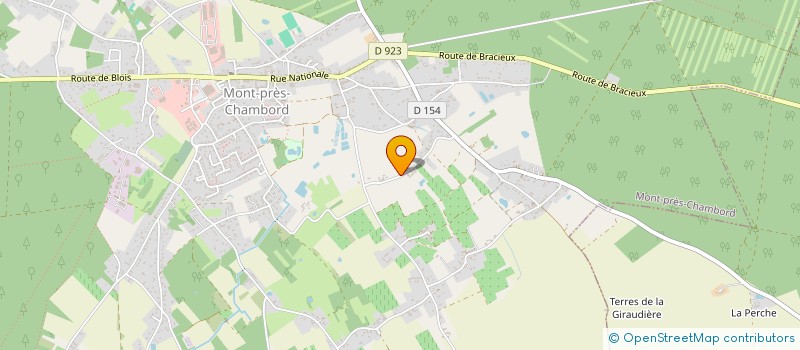 localisation de l'entreprise DOMAINE DU VARDET  MONT-PRES-CHAMBORD