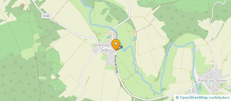 localisation de l'entreprise DOMAINE DU VAUX DES VIGNES à CHEMILLY-SUR-SEREIN