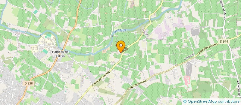 localisation de l'entreprise DOMAINE DU VENTOUX  CARPENTRAS