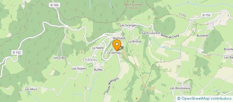 localisation de l'entreprise DOMAINE DU VERNAY  MAZILLE