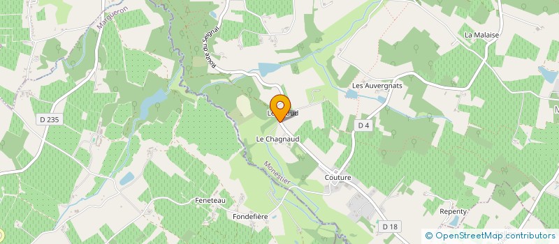 localisation de l'entreprise DOMAINE DU VERT SABOT  MONESTIER